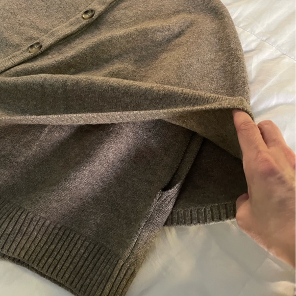 NWOT Zara Taupe Women's Cape Cardigan - Picture 4 of 6